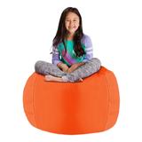 Kids' Stuffed Animal Storage Bean Bag Chair Cover or Toy Organizer