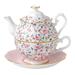 Royal Albert Rose Confetti Tea for One Set