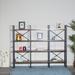 Carbon Loft Strohn and Adjustable Wood and Metal Display and Etagere Bookshelves and Bookcases - 66.14*11.34*56.69 inches