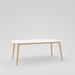 Amazonia Hawaii Dining Table, White or Black