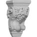 3 5/8"W x 2 1/2"D x 6 1/8"H Small Scroll Corbel