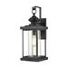 Elk Home Minersville Matte Black With Seedy Glass 1 Light Wall Sconce