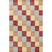 Modern Checkered Gabbeh Kashkoli Oriental Area Rug Wool Hand-knotted - 8'0" x 10'1"