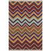 Boho Chic Turkish Kilim Gilberto Hand-Woven Area Rug - 4'10" x 6'8"