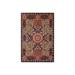 Mamluk Antonio Blue/Rust Wool Rug - 9'0 x 11'10 - 9'0" x 11'10" - 9'0" x 11'10"