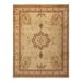 Overton Hand Knotted Wool Vintage Inspired Traditional Mogul Yellow Area Rug - 9' 2" x 12' 0"