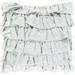 Ryder Ruched Ruffle 20-inch Throw Pillow