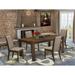 East West Furniture Kitchen Table Set- a Rectangle Wood Dining Table and Parson Dining Chairs, (Pieces & Finish Options)