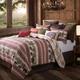 Paseo Road by HiEnd Accents Bear Trail Rustic Lodge Reversible Quilt Set, 3PC