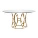 Best Master Furniture Gunnar Stainless Steel Round Dining Table (2 Colors)