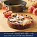 Rachael Ray Nonstick Bakeware Oven Lovin’ Springform Pan, 9-Inch, Gray with Orange Grip