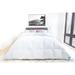 Highland Feather 625Loft Marseille White Down Duvet/Comforter All-Season Fill 500TC 100% Cotton Casing with Corner Ties