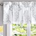 DriftAway Asher Medallion European Floral Window Curtain Valance - 52'' width x 18'' length