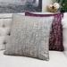 Sandy Velvet with Print 20" Square Decorative Throw Pillow 2PK