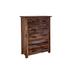 Porter Designs Kalispell Traditional Solid Sheesham Wood Chest, Harvest