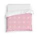 CRISS CROSS DIAMONDS PINK Duvet Cover By Kavka Designs