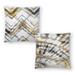 Neutral Tye Dye I Neutral Version and Neutral Tye Dye III Neutral Version - Set of 2 Decorative Pillows