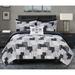 Chic Home Viona 4 Piece Reversible Quilt Coverlet Set Patchwork