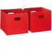 RiverRidge Kids Folding Storage Bins with Handles (Set of 2)