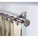 InStyleDesign Sadie 1 inch Diameter Adjustable Double Curtain Rod