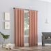 No. 918 Jacob Heathered Texture Semi-Sheer Tab Top Curtain Panel, Single Panel