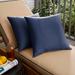 Sunbrella Navy Indoor/ Outdoor Pillows 22 in, Set of 2