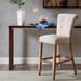 Madison Park Weldon Cream 30-Inch Bar Stool