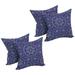 Blazing Needles 17-inch Square Polyester Outdoor Throw Pillows (Set of 4)