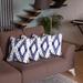 Mike & Co. Ikat Printed Throw Pillow Cover 18"x18" Set of 4