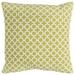 Green Indoor/Outdoor Geometric Square Decorative Throw Pillow