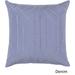Decorative List 18-inch Poly or Feather Down Filled Throw Pillow
