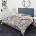 Designart 'Retro Circular Design I' Mid-Century Modern Duvet Cover Comforter Set