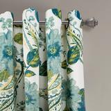 Lush Decor Floral Paisley Curtain Panel Pair