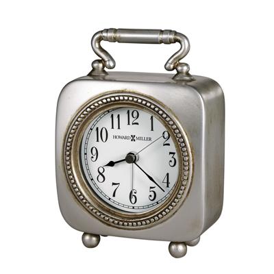 Howard Miller Vintage Metallic Alarm Clock with Antiqued Finish