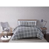 Truly Soft Leon Plaid 3 Piece Comforter Set