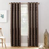 Sun Zero Elidah Velvet Medallion Blackout Grommet Curtain Panel, Single Panel