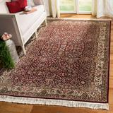 SAFAVIEH Couture Hand-knotted Royal Kerman Dominika Traditional Oriental Wool Rug with Fringe