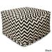 Indoor/Outdoor Majestic Home Goods Large Zig-zag Ottoman