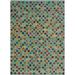 Noori Rug Balochi Esi Green/Purple Rug - 4'8 x 6'6