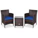 3-piece Outdoor Patio Conversation Set