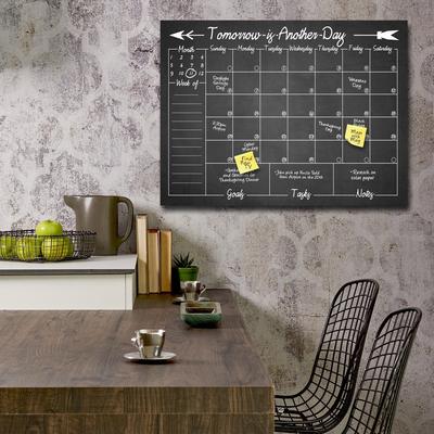 'Tomorrow' Dry Erase Monthly Calendar on ArtPlexi