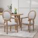 Judith French Country Upholstered Dining Chair by Christopher Knight Home - 24.50" L x 26.00" W x 40.50" H