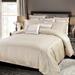 HiEnd Accents Marilyn Modern Bubble Metallic Jacquard Duvet Cover Set, 3PC