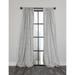 -Patrice Blackout Thermal Rod Pocket Curtain Single Panel, 52 by 63-Inch, Gray