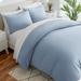 Bare Home Premium Sandwashed Microfiber Duvet Cover and Sham Set