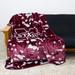 Mississippi State Bulldogs Throw Blanket / Bedspread 63" x 86"