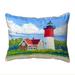 Nauset Lighthouse, Cape Cod, MA Large Pillow 16x20