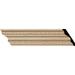 5 1/2"H x 4"P x 6 3/4"F x 94 1/2"L Bedford Wood Crown Moulding