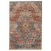 Jemsa Medallion Blue/ Orange Area Rug