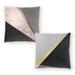 Geometric Art 53 and Geometric Art 1 - Set of 2 Decorative Pillows